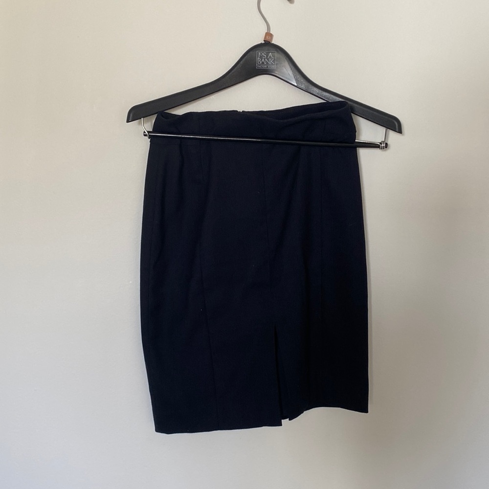 Dark blue professional skirt